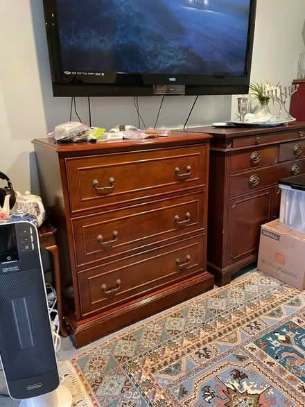 Photo of free Three drawer cabinet (Westport CT) #1