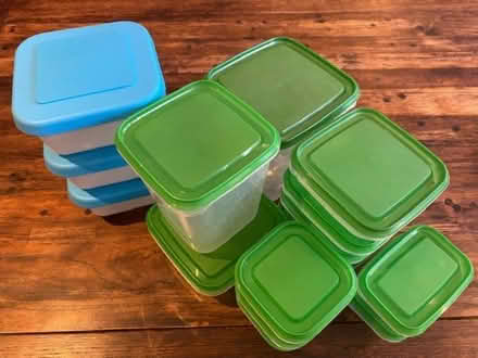 Photo of free IKEA food storage containers/lunch boxes with lids (Stepney E1) #1