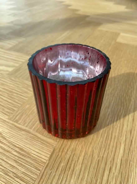 Photo of free Small red glass decorative pot (Otford TN14) #1