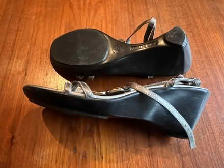 Photo of free Ladies Sandals Gray/Silvery Trim (Reston Lake Anne vicinity) #3