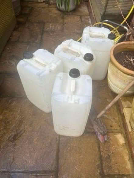 Photo of free 4 x 25 Litre plastic containers (Guildford GU2) #1