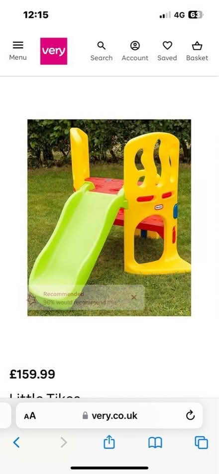 Photo of free Little Tikes Slide (Lancing) #1