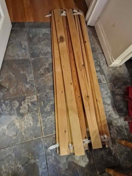 Photo of free Double bed with slats (Croydon) #2