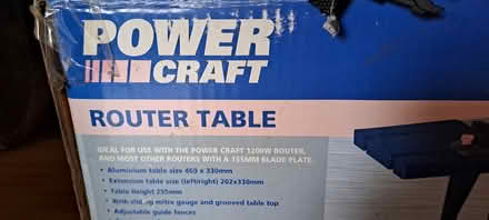 Photo of free Powercraft router table (Grantham, Lincolnshire) #2