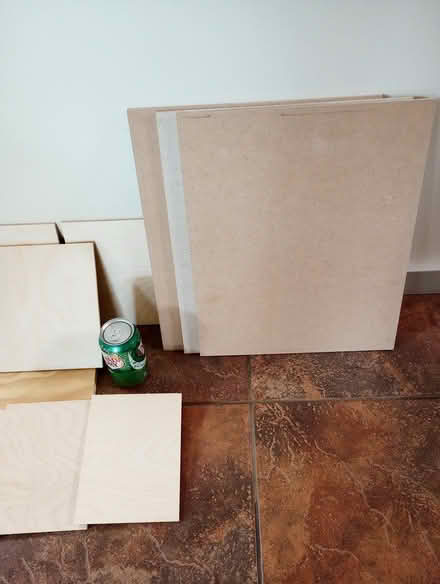 Photo of free board panels for art projects (santa fe near co-op) #2