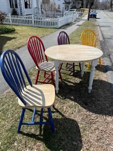 Photo of free Kitchen table and chairs (Andover) #2