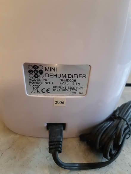 Photo of free Mini dehumidifier (Hanwell) #2