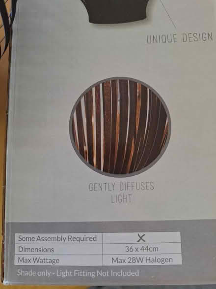 Photo of free Black pendant lamp shade (Pemberton WN5) #3