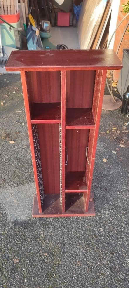 Photo of free Mahogony CD/DVD tower (Neston - CH64) #2
