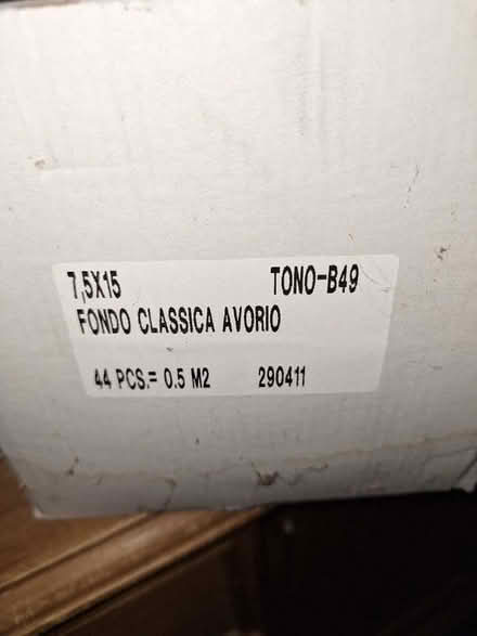 Photo of free 40 wall tiles 7.5x15cm (Richmond TW10) #1