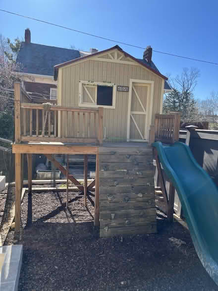 Photo of free Fun wavy play slide and rock wall (NW DC - Crestwood 20011) #1