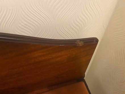 Photo of free Vintage mahogany telephone seat (Bracklesham) #2