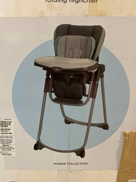 Photo of free Graco slim spaces folding highchair (Glyndon, md) #1