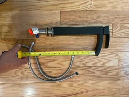 Photo of free Tall black bathroom faucet (North Waltham) #3