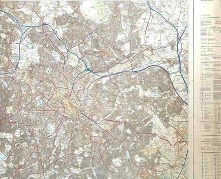 Photo of free Birmingham OS Map (poster style) (HG2 Starbeck) #1