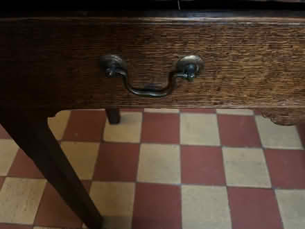 Photo of free Wooden side table with drawer (WR2 St Johns) #1