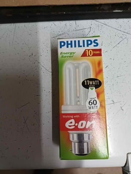 Photo of free Boxed compact fluorescent lightbulb 11w (Burton-in-Kendal LA6) #1