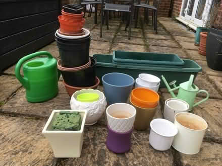 Photo of free Garden pots , troughs, watering cans (Charvil RG10) #1