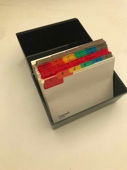 Photo of free Card index box (Steyning central) #1