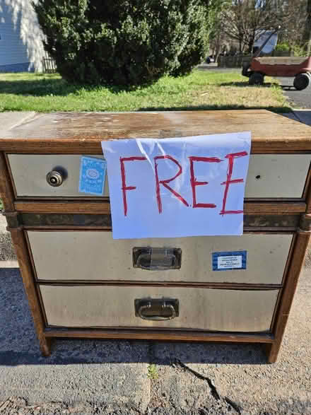 Photo of free Hardwood Chest of Drawers (Herndon) #1
