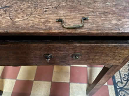 Photo of free Wooden side table with drawer (WR2 St Johns) #3