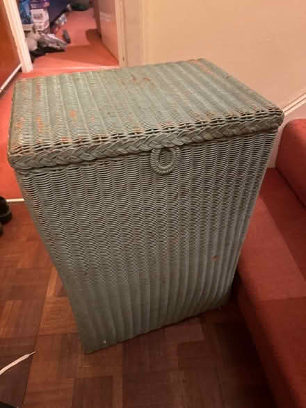 Photo of free Lloyd loom laundry basket (Wallingford) #1