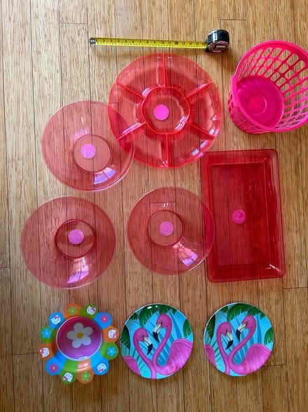 Photo of free Plastic serving bowls and plates (Sunnyvale community center) #1
