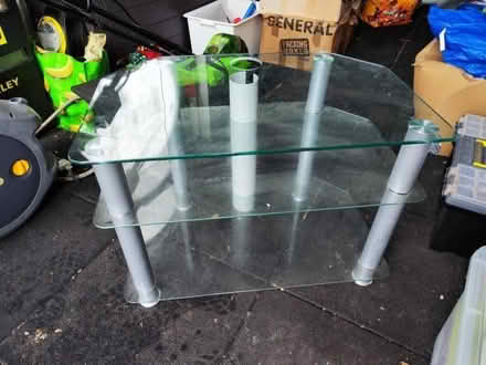 Photo of free Glass TV stand (Rottingdean BN2) #1