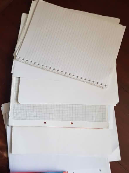 Photo of free Lined, plain and graph paper (Townsend AL3) #1