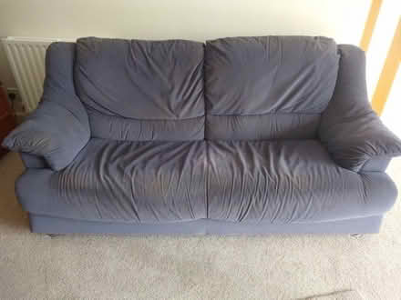 Photo of free 3 Piece Suite in Blue (Ingleton LA6) #4