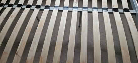 Photo of free King Sized Metal Bed Frame. (Woodhouse Mill S13) #3