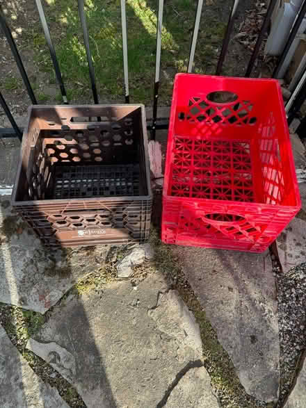 Photo of free 2 Milk crates (Mississauga/ Streetsville) #1