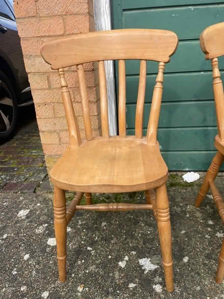 Photo of free Wood dining table and chairs (TW12) #1