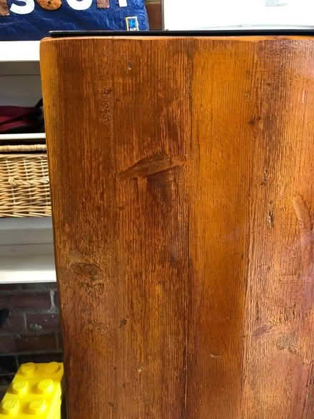 Photo of free Large industrial-style wooden coffee table (North Hinksey OX2) #3