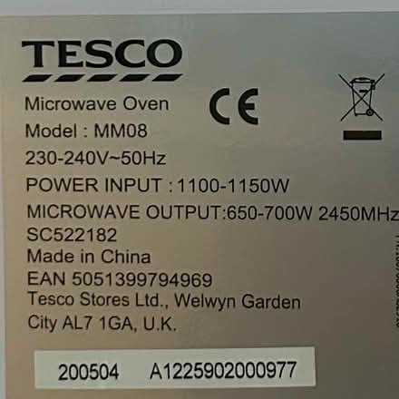 Photo of free Microwave (East Dulwich) #4