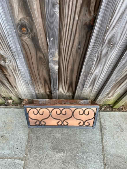 Photo of free Metal flower box (Capitol Hill, Duncan St NE) #1
