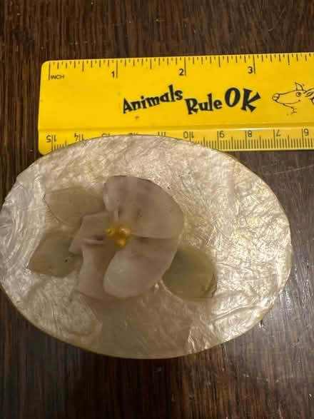 Photo of free Mother of pearl Jewellery pot (North Woolwich E16) #1