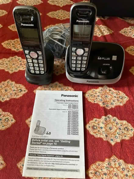 Photo of free Panasonic two handset landline (BedStuy) #1
