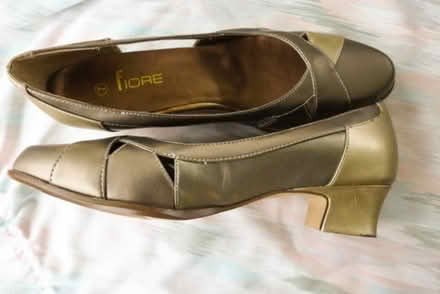 Photo of free Gold very slim fit shoes size 7 (Emsworth PO10) #1