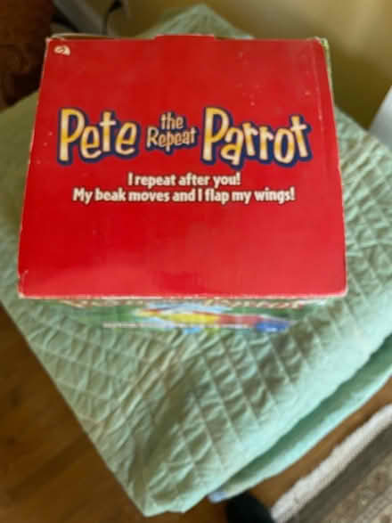 Photo of free Pete repeat parrot toy (Capitol Hill) #2