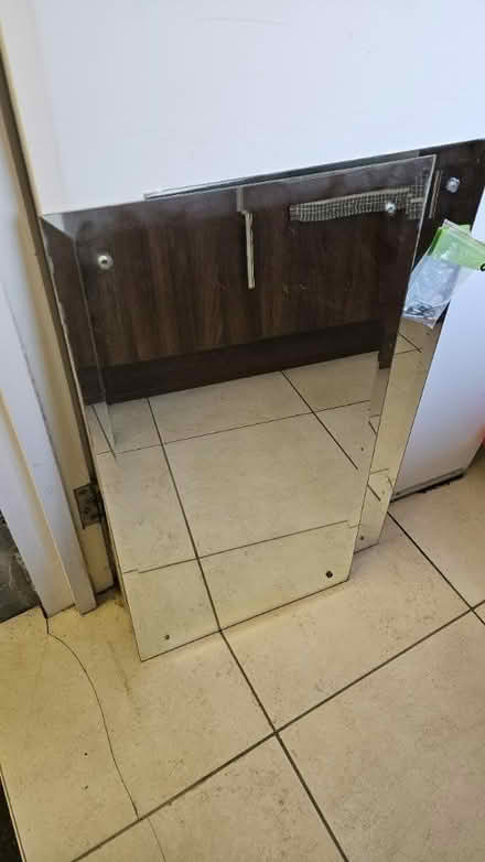 Photo of free Two bathroom mirrors, with fittings (PO19) #2