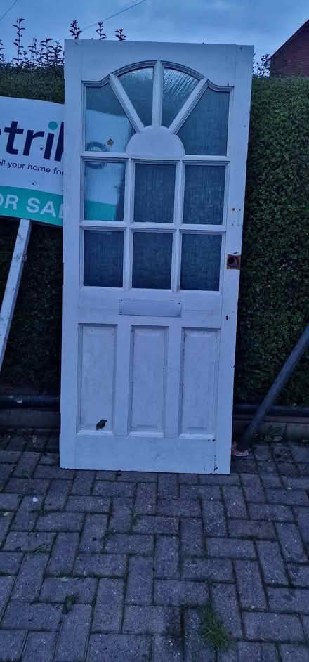 Photo of free Hardwood Door (Wombwell S73) #2