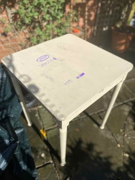Photo of free Tall cream table (GL10) #1