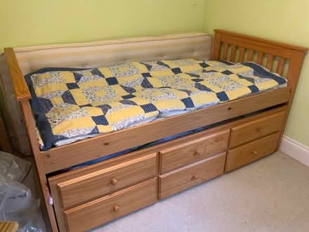 Photo of free Single bed with trundle bed (Warminster BA12) #2