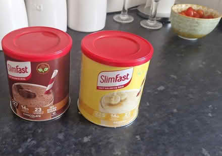 Photo of free 2 slimfast tins (Much wenlock) #1