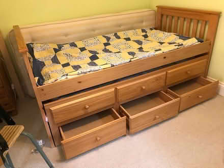 Photo of free Single bed with trundle bed (Warminster BA12) #1