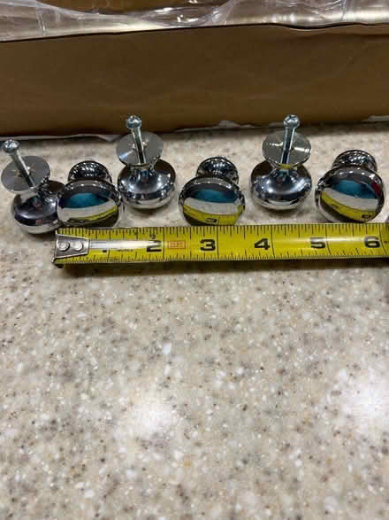 Photo of free Chrome Towel Rod and cabinet knobs (Westerville) #4