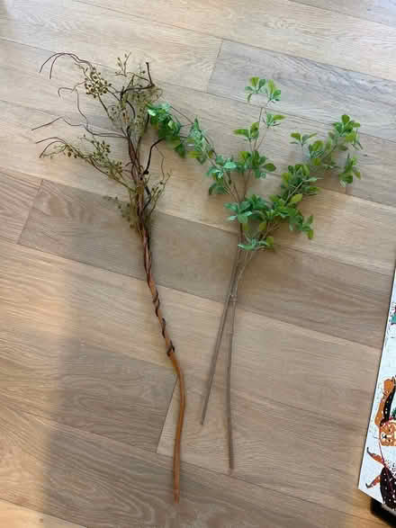 Photo of free artificial olive tree, stems, vases (near kings academy) #2