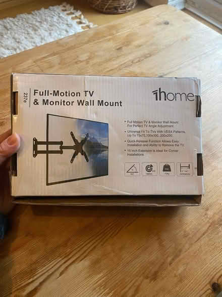 Photo of free Full motion TV and monitor wall mount (Berwick Grange SY1) #1