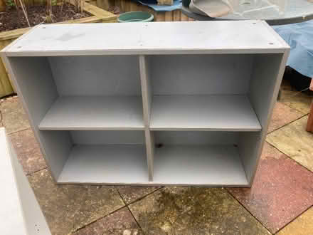 Photo of free Used grey cabinet with shelves. (Barton OX3) #1